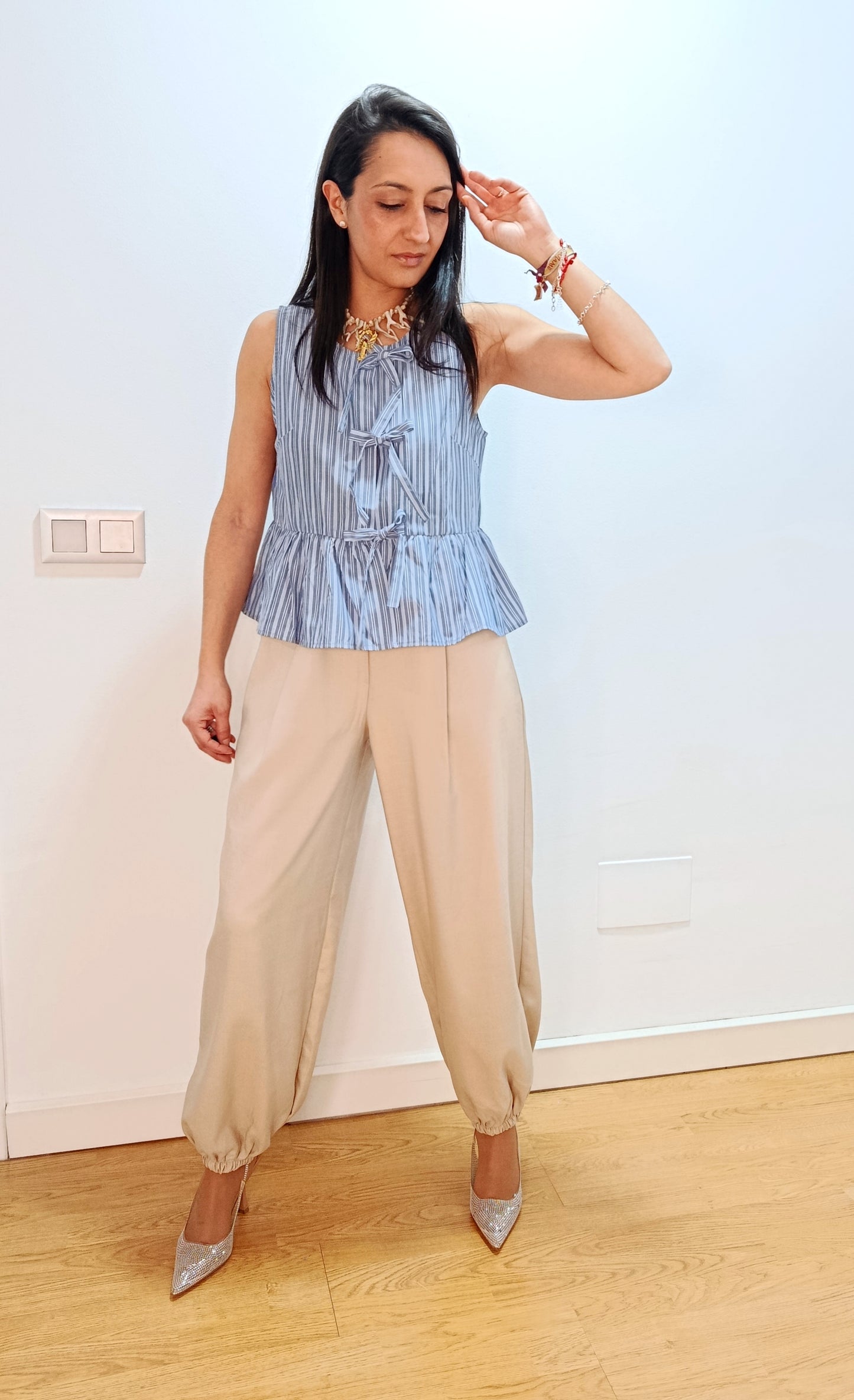 TOP PEPLUM "Marina"